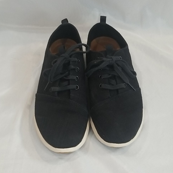 Toms Men's Del Rey sneakers size 8 black - Picture 2 of 8